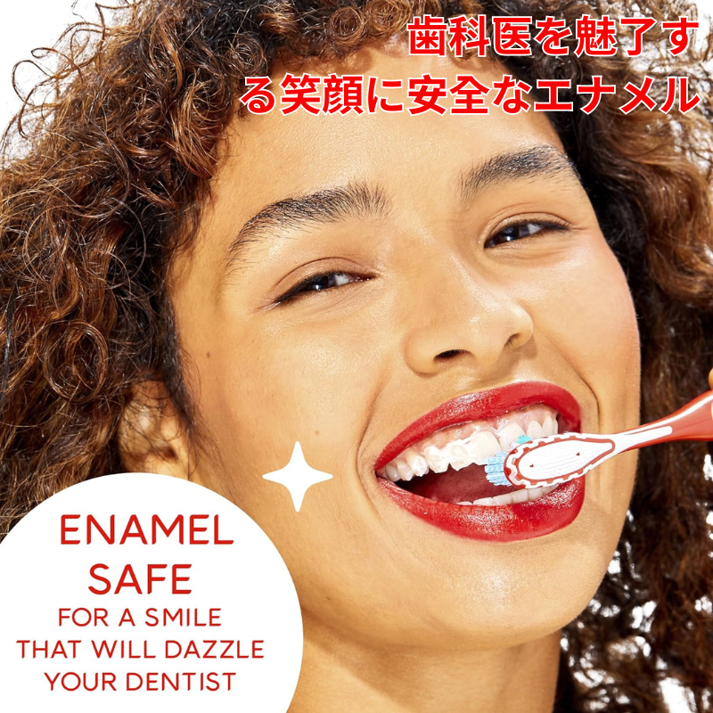 使用イメージ：女性の笑顔と白い歯