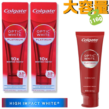 コルゲート オプティックホワイト ハイインパクト（116 g）正面パッケージ