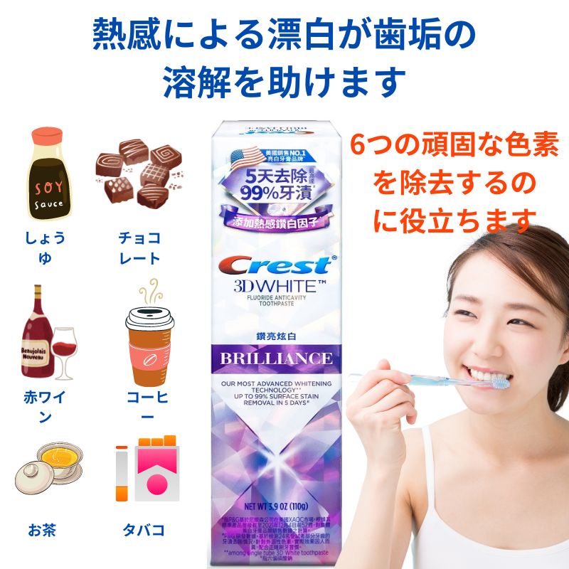 醬油・チョコ・赤ワイン・コーヒー・お茶・タバコなど着色原因の説明